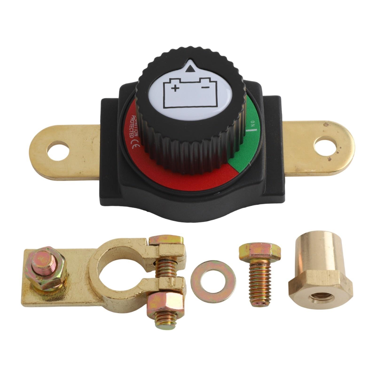 Heavy Duty Battery Disconnect Switch for RV and Boat 12V 48V Waterproof B