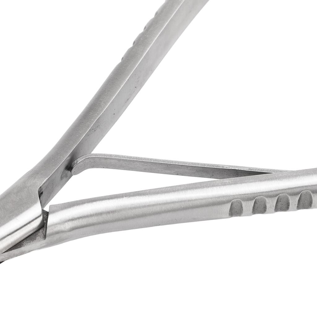 2 Otwory Szczypce do Przedłużania Włosów Ergonomiczny Uchwyt Usuwanie Włosów Pętelka Mikro Ring Ze Stali Nierdzewnej Narzędzie do Mikro Linków do Przedłużania Włosów