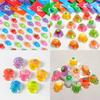 10pcs Glowing Turtle Garden Fish Tank Miniatures Ornaments Landscaping Resin Crafts Mini Luminous Fruit Turtle Home Decoration