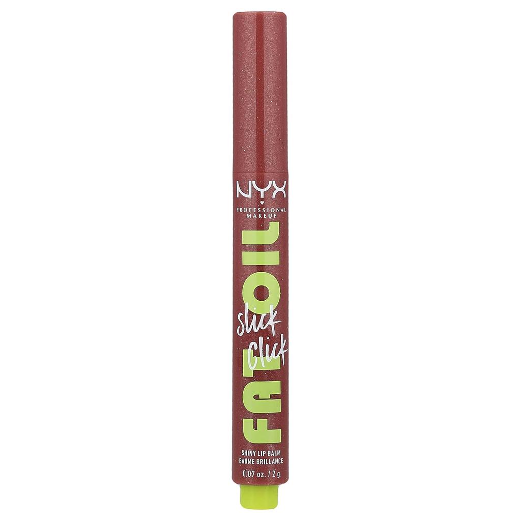 NYX Professional Makeup, Lip Oil Slick Click, Shiny Lip Balm, 03 No Filter Need, 2g (0.07oz)