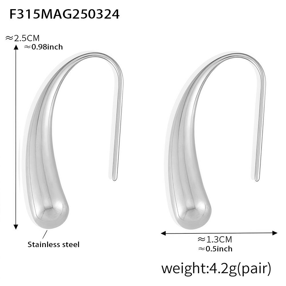 Luxury Gold Color Zinc Alloy Dangling Earrings for Women Long Studs Simple High Quality Stainless Steel Earrings Zircon 2025 Trends