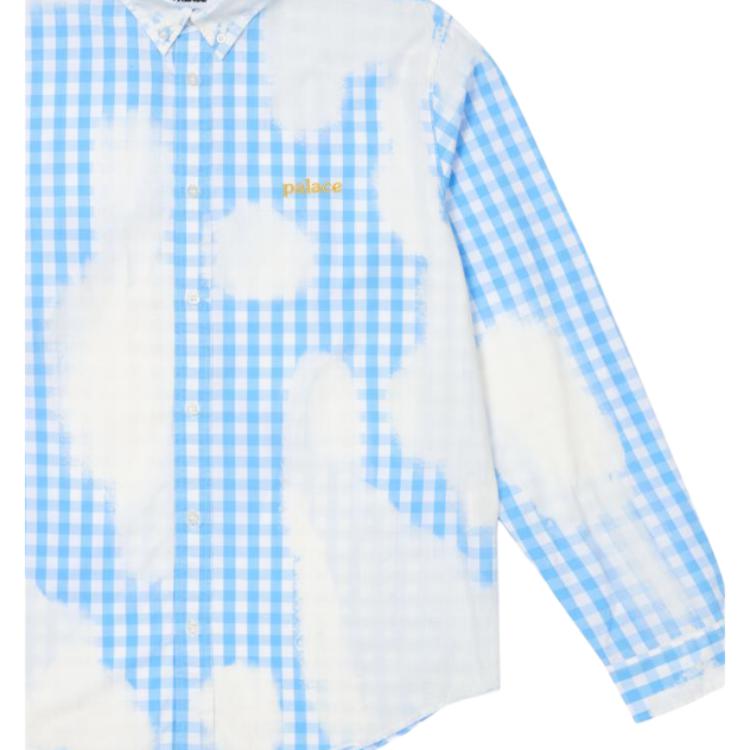 Palace Bleached Out Shirt Blue Unisex Tops P26SHT026