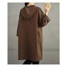 Loose Hooded Casual Trench Coat Long Sleeve Jackets Plus Size Women Autumn Winter Outerwear