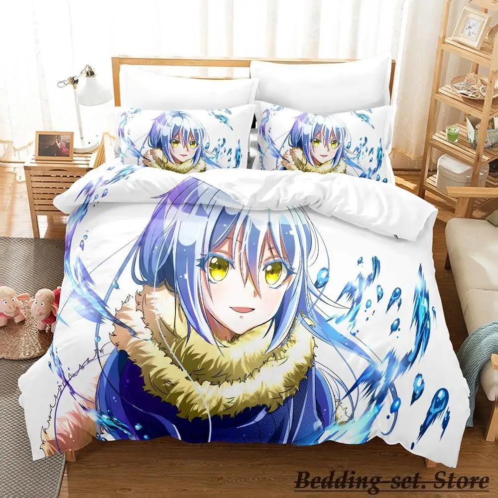 Den tid jag reinkarnerades som en slem Sängkläder Set Enkelt Twin Full Queen King Size Sängset Vuxen Barn Sovrum Påslakanset Anime