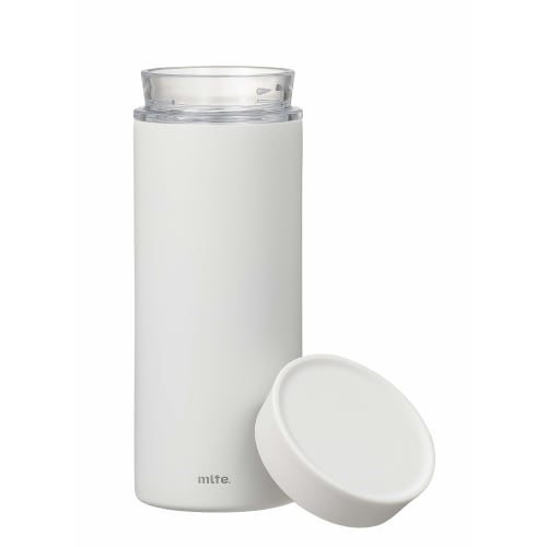 CB Japan Water Bottle, White, Dishwasher Safe, 350ml, Direct Drinking, Stainless Steel Bottle, Vacuum Insulated, EL Bottle, Mlte