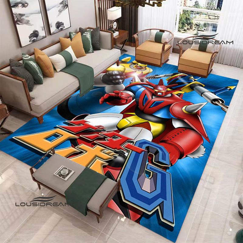 Tapis 3D OVNI ROBO GRENDIZER GOLDORAK Tapis antidérapant Tapis d'extérieur Tapis de zone Tapis de décoration pour la maison la chambre à coucher Tapis pour chambre à coucher Cadeau d'anniversaire