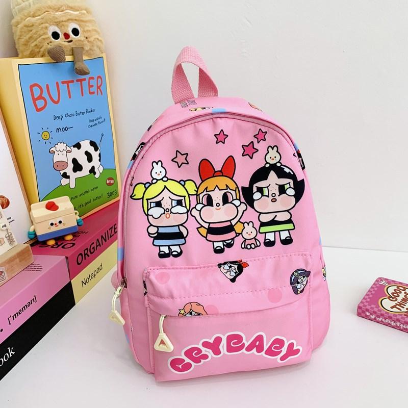 

Kindergarten Middle And Large Class Baby Schoolbag Cartoon Cute Printed Boys And Girls Backpack Children S Backpack розовый
