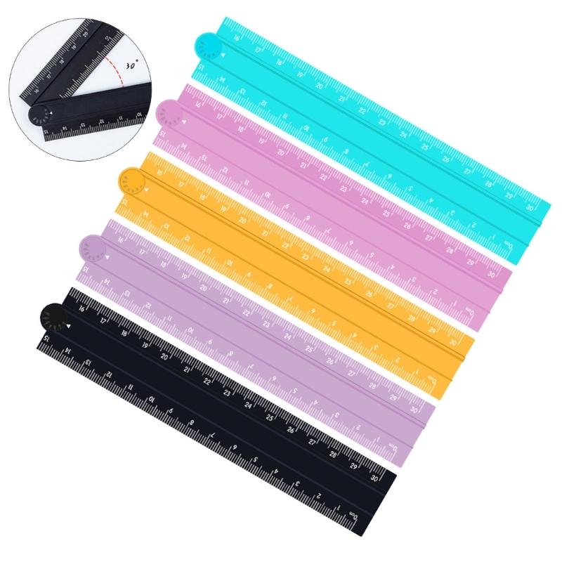 Multifunktionale Aluminiumlegierung Effizientes Faltlineal für präzises Messen in Bau- und Heimwerkerprojekten Zeichnen
