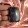 Mystic Merlinite Pendant With Silver Chain Necklace 925 Sterling Silver Pendant