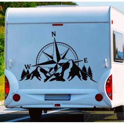 RV Sticker Auto Waterproof Hood Decal for Door Vehicle