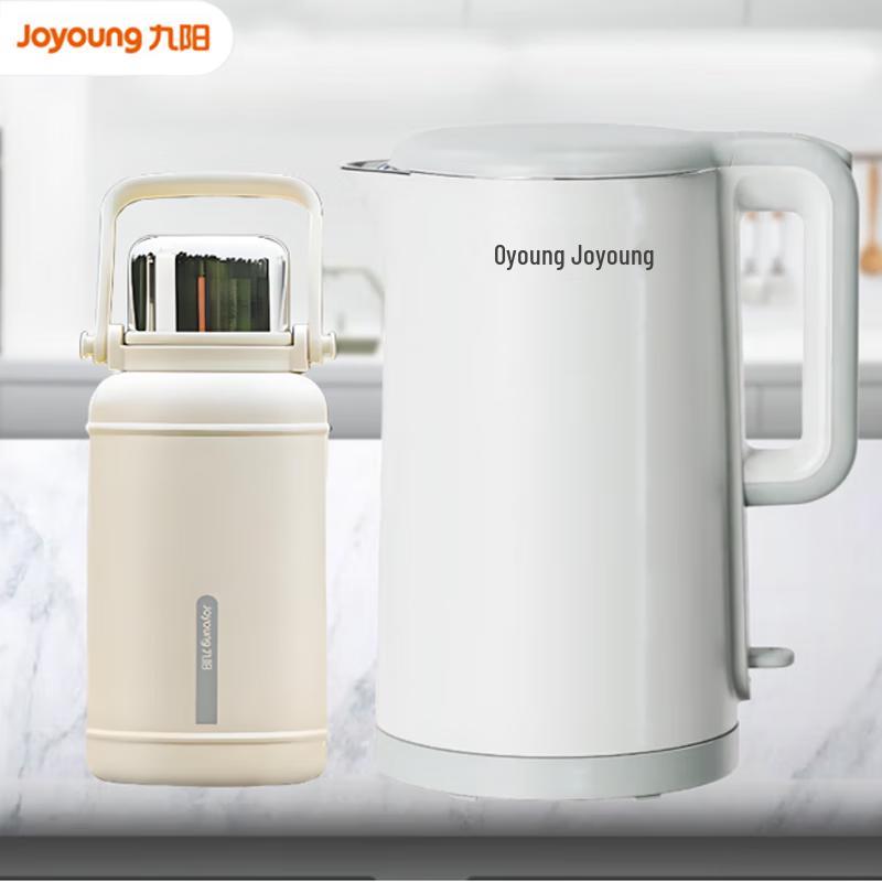 Joyoung Thermos Cup and Electric Kettle Set