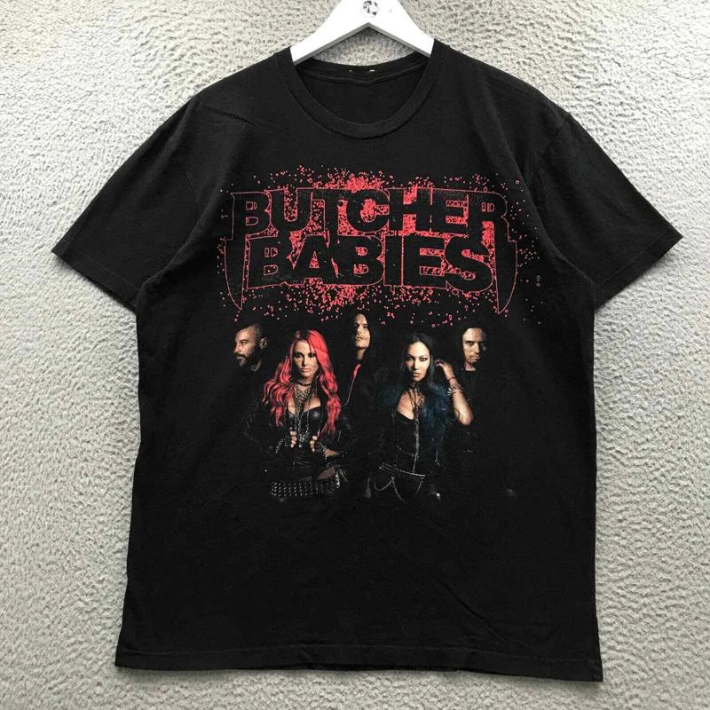 Reprinted Butcher Babies Cotton Black Unisex T Shirt S To 2345Xl Fans Be615