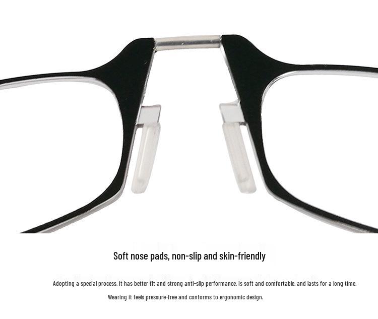Clip-On Frameless Reading Glasses for Men: Personalized, Fashionable, and Mobile-Friendly.