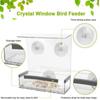 Creative Acrylic Bird Feeder Adsorption Bird Feeder