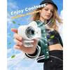 Car Fan Ac That Blow Cold Air Portable Conditioner Clip on Unit Personal USB Rechargeable Mini Small Cooling Cooler with LED Display