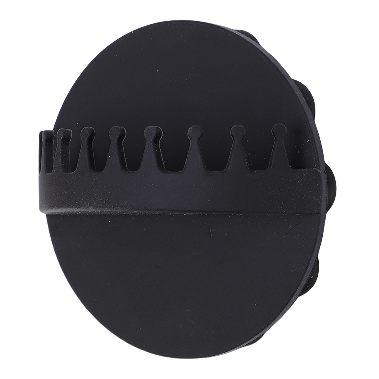 

Настенный уловитель волос для душа на присоске, легко хранить, универсальный силиконовый сборник волос для ванной комнаты, черный чёрный