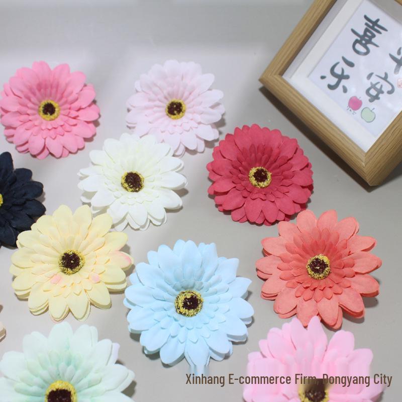 Decorative African Daisy & Persian Chrysanthemum Hair Accessories & DIY Flower Arrangement Props