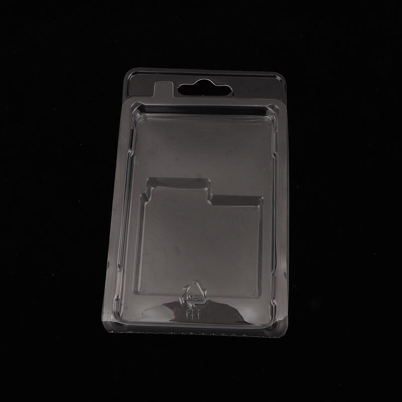 Blister Plastic Transparent Packaging Box Keychain Case Cover Cosmetic Gift Box Display Box With Hang Hole