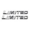 2x Chrome Metal Limited  Car Emblem Letter Bagde Racing Sport Sticker Decal