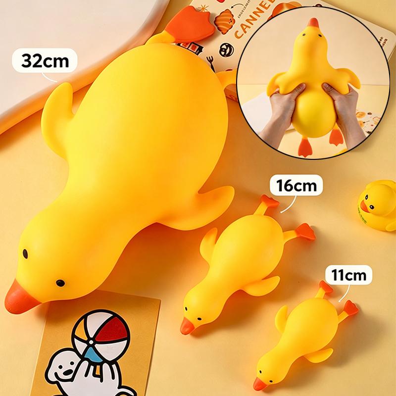 Jumbo Squishy Duck Fidgets Toys Cute Goose Animals Vent Squeeze Toys Decompression Stretch Toy Best Gift For Friends