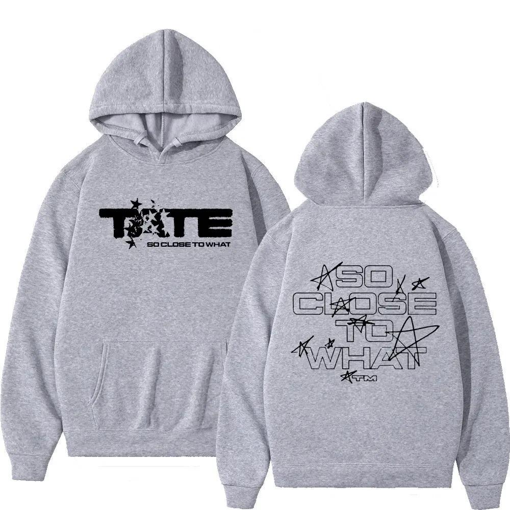 Hip Hop Rapper Graphic Tate McRae Printed Hoodies Men Women Fleece Warm Sweatshirts Oversized Streetwear Y2k Pullover Tracksuit Female Male Clothing
