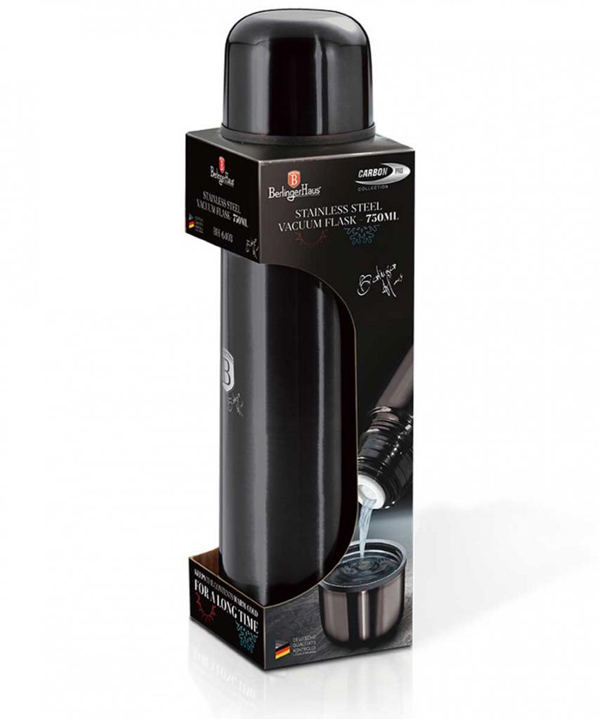 Steel Thermos 0.75L Berlinger Haus Bh-6403 Carbon Pro