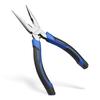 KAIHAOWIN 200mm Long Nose Pliers, Powerful, Fine-Tip Pliers for Construction, Wire Cutter, Multi-Purpose, Spring-Loaded, Multi-Function, Electrician