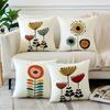 Heimdeko Lebhaftes Abstraktes Florales Muster Kissenbezug Geeignet Für Sofa Schlafzimmer Auto Kissenbezug