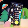 Wooden Solar System Puzzle: Children's Educational Toy with Eight Planet Matching Board