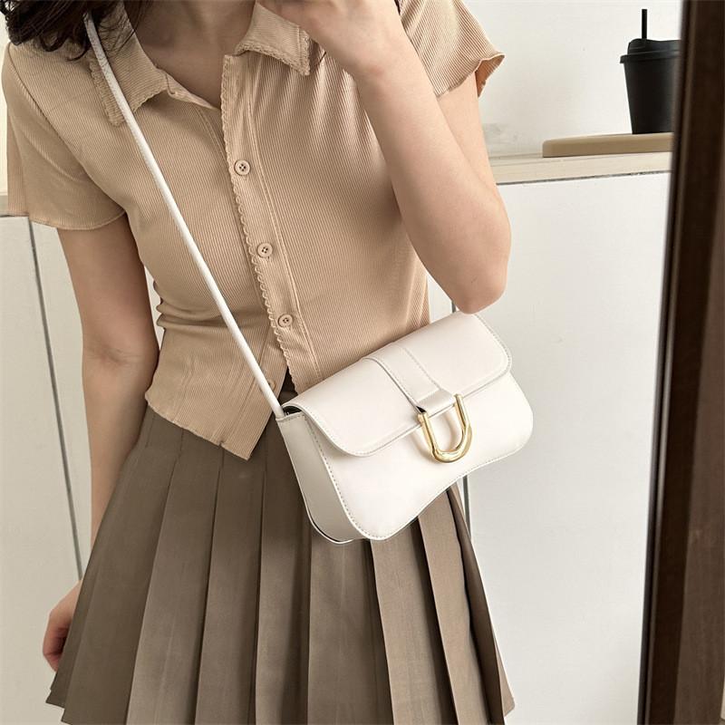 2023 New Retro Minimalist Crossbody Bag Street Fashion Trendy Shoulder Bag Women Small Single Shoulder Bag
