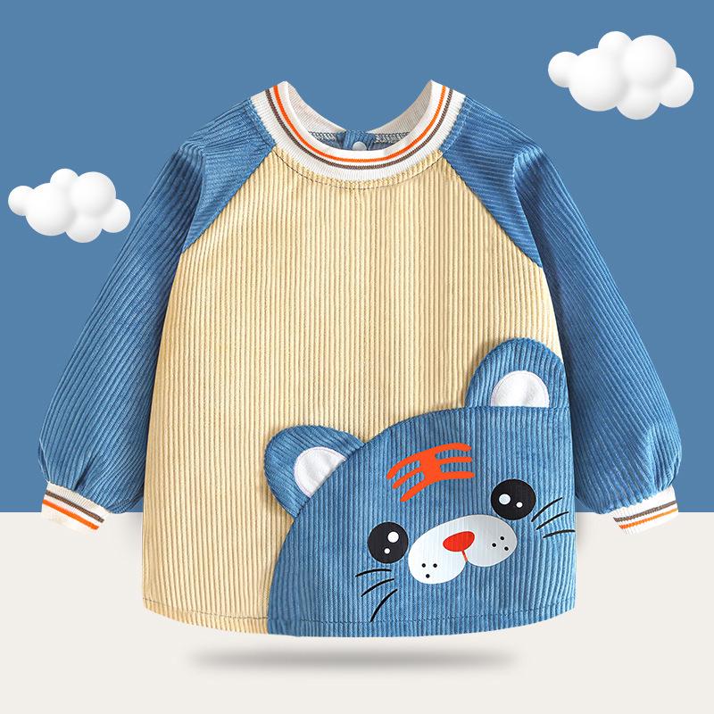 Stylish Waterproof Baby Coveralls: Protective Autumn/Winter Outerwear & Dirt-Resistant Bib for Boys and Girls