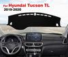 Для Hyundai Tucson TL 2019 2020 Килимок на панель приладів Захист від сонця Килими з захистом від УФ Автомобільні аксесуари Чохол на панель приладів автомобіля