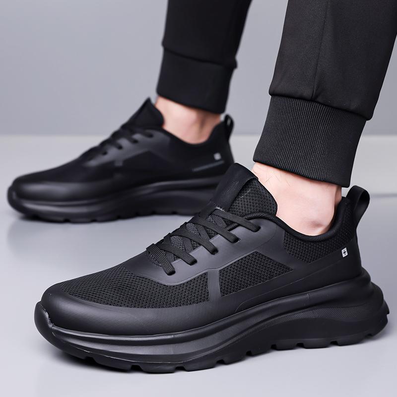 Fashion Spring Summer Men Mesh Shoes Soft Soled Casual Shoes Breathable Male Sneakers Non-slip Wear-resistant Sports Shoes New Trainers