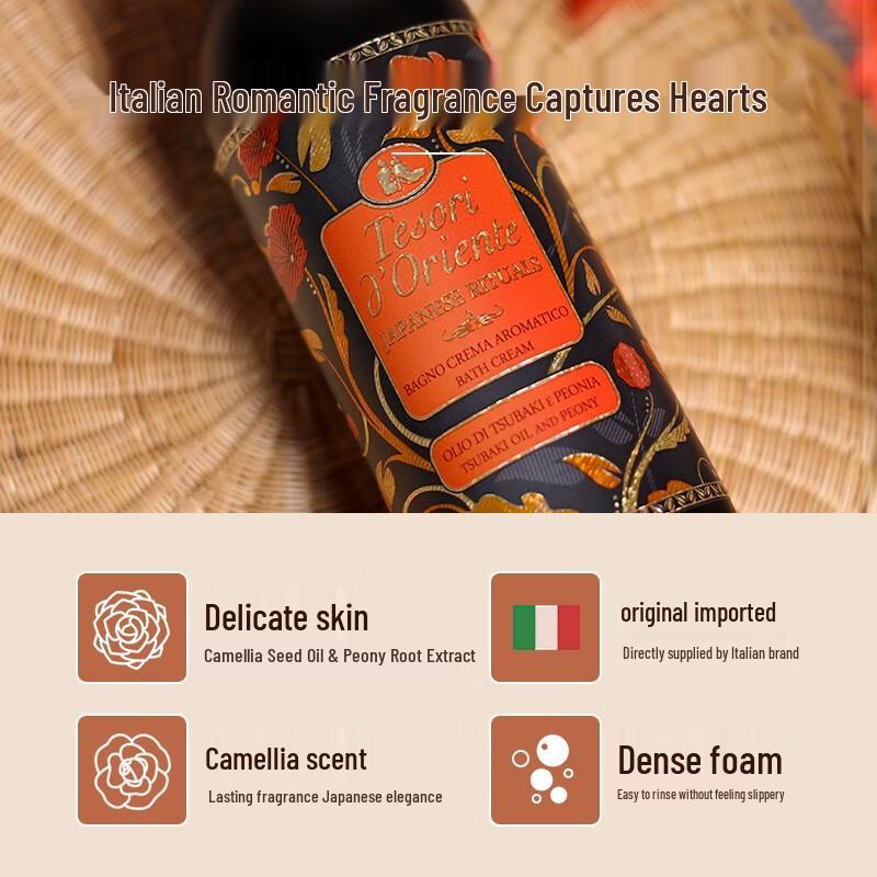 Tesori D’oriente Japanese Charm Camellia Shower Milk