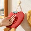 Quickly dry Absorbent Hand Towel Thickened Fleece Component Soft Contact Hanging Loop For Home Use