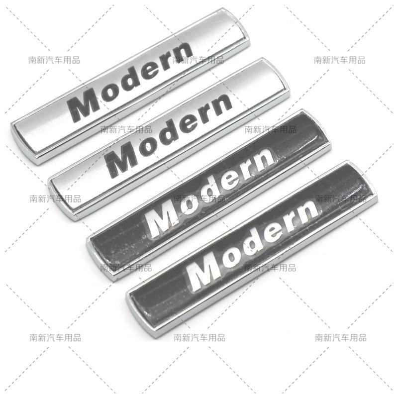 3D Metal MODERN Emblem Universal Side Fender Personalized Sport Modification Badge