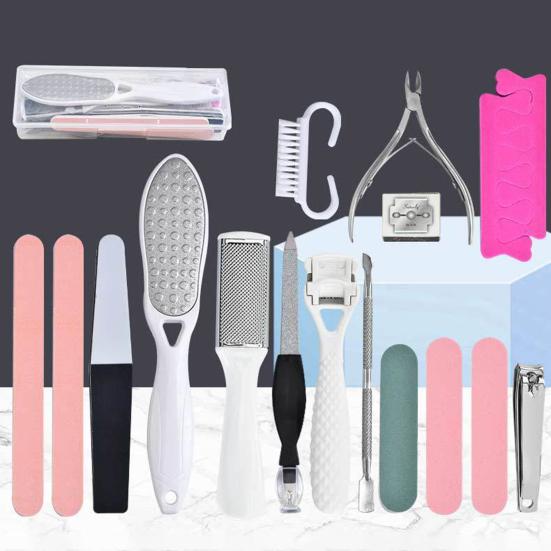Buy Excellent Reusable Carry Easily Portable 16 in 1 Foot Care Nail File Clipper Pedicure Tools