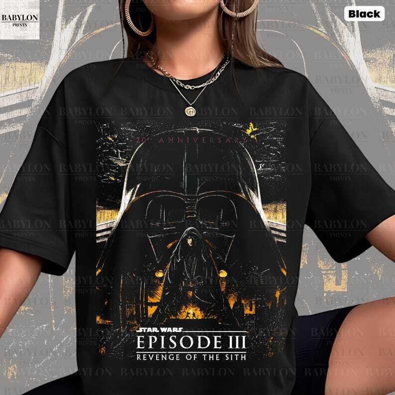 Vintage Revenge of the Sith 20th Shirt Anakin Skywalker T-Shirt Full Sizes S-5XL XXL