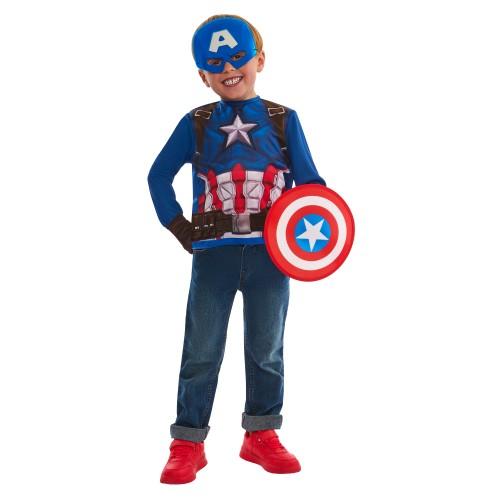Captain America Childrens/Kids Costume Set