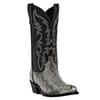 Fashion Handmade Men's Boots Snake Pattern Design Cowboy Boots High Quality Pointed Patent Leather Mid-calf Boots Plus Size38-48