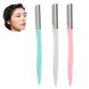 3Pcs Women Eyebrow Trimmer Stainless Steel Blade Facial Hair Shaver Eyebrow Shaping Razor