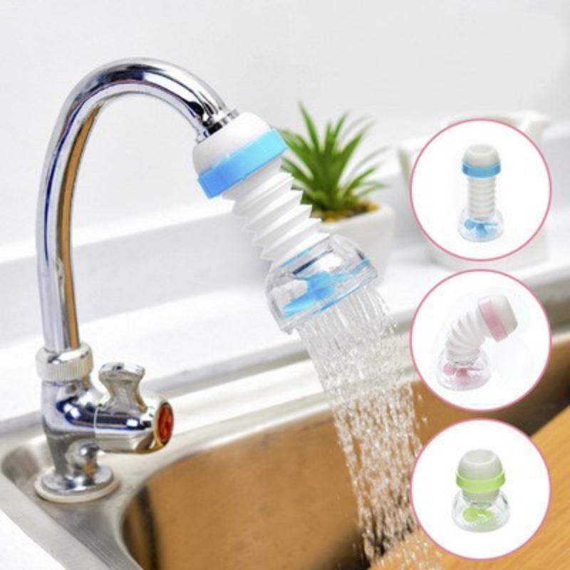1 Pcs 360 Degree Adjustable Kitchen Water Tap Extension Shower Water Tap Bathroom Faucet Extender Home Kitchen Accessories