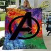 Avengers Super Heroes Throw Blanket - Soft, Lightweight & Warm for Couch, Bed, Outdoor Use - Perfect Birthday Gift
