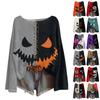 Women's Long Sleeve Halloween Print Crewneck Knit Pullover Sweater for Casual Daily Wear