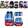 Set de Mochila Infantil Godzilla Vs Kong con Tejido Oxford Transpirable para Uso Escolar