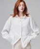 Marop 4110 Crinkle Oversized Shirt (White)