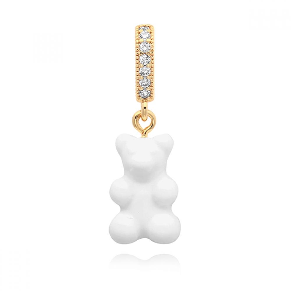 Nostalgia Bear Powder Pave Connector