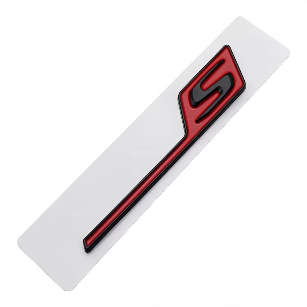 1PC ABS GT C S R Logo Badge Sticker Car Rear Trunk Emblem Decal High-Quality Automotive Styling Accessories