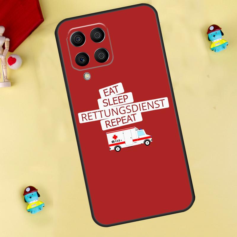 Ambulance EMS EMT Paramedic Case For Samsung Galaxy M31 M21 M35 M12 M13 M14 M15 M06 M16 M36 M56 M53 M32 M52 M55 M34 M54