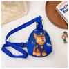 Cartoon Paw Chest Bag Kids Mini Coin Purse Made Of Polyester For Preschoolers
